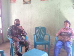 Babinsa Anjangsana Dengan Warga Binaan 