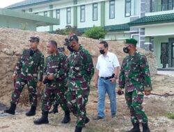 Pangdam Pattimura Tinjau Lokasi Kompi Dan Lokasi Serbuan Vaksin 