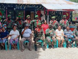 Dandim 1511/P.Moa Kunker Ke Pulau Letti