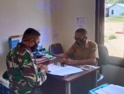 Babinsa Laksanakan Puldata Ter di Kantor Desa Kaiwatu