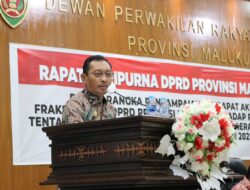 DPRD Setujui Ranperda APBD Pemprov Maluku TA. 2022