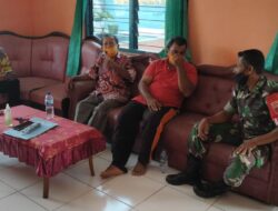 Tingkatkan Sinergitas, Babinsa dan Bhabinkamtibmas Wonreli Komsos Dengan Ketua BPD