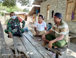 Babinsa Giat Komsos jalani hubungan Baik Dengan Warga Binaan