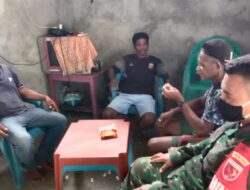 Rutin Babinsa Giat Komsos Dengan Warga Masyarakat Binaan
