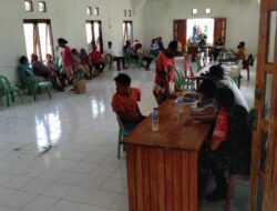 Babinsa Kawal Dan Sukseskan Vaksinasi Di Wilayah Binaan