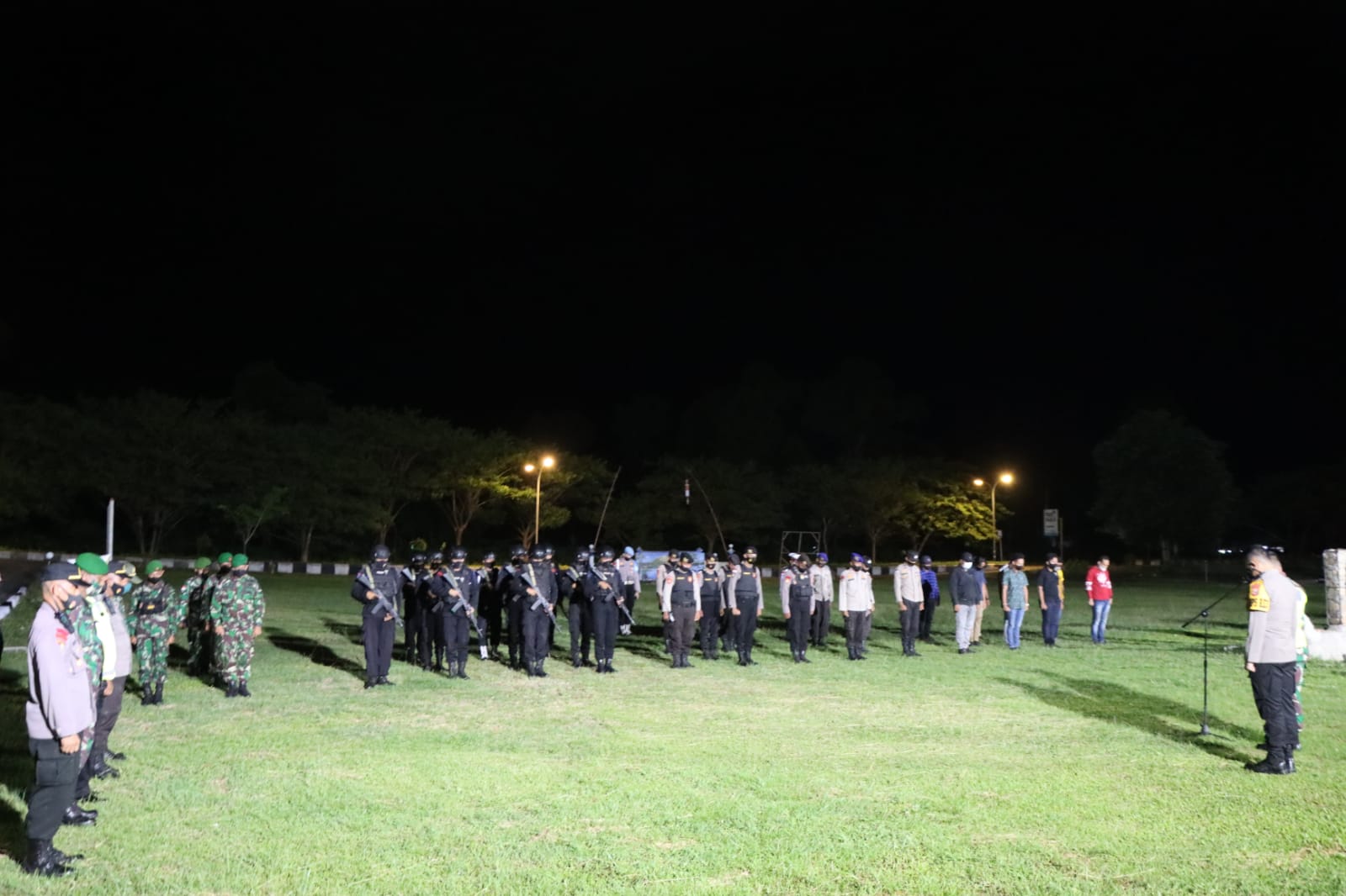 Apel Gabungan TNI-Polri