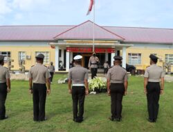 Kapolres MBD Pimpin Upacara Kenaikan Pangkat 39 Personil Perwira dan Brigadir