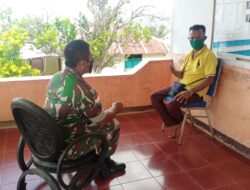 Bagun Sinergitas Babinsa Giat Komsos Dengan Kepala Desa Hila