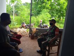 Giat Komsos Babinsa Silaturahmi Dengan Warga Binaan