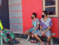 Giat komsos, Babinsa Ajak Warga Binaan Jaga Kamtibmas Di Wilaya