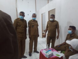 Wabup MBD, Kunker Ke Desa Lelang Tinjau Lokasi Pelaksanaan Vaksinasi