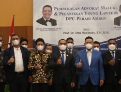 Rustam Herman Resmi Dilantik Pimpin Young Lowyers DPC Peradi Ambon