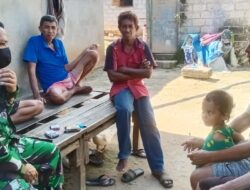 Jalin komunikasi, Babinsa Lakukan Komsos Dengan Warga Binaan