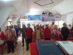 Babinsa Koramil 1511-05/Wonreli Hadiri Sidang Jemaat GPM DIAN Sunpali Ke-22