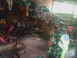 BABINSA LAKSANAKAN KOMSOS UNTUK BERI HIMBAUAN BAGI WARGA BINAAN