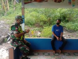 Babinsa Koramil 1511-02/Masela, Giat Komsos Dengan Warga Binaan