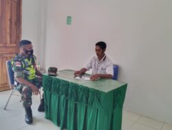 Sebagai Sarana Silaturahmi, Babinsa-06/Wetar Rutin Laksanakan Komsos dengan Warga