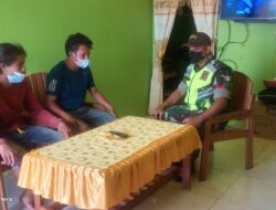 Komsos Dengan Warga Binaan, Babinsa Ingatkan terapan Protkes