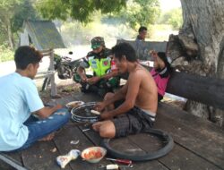 Babinsa Laksanakan Komsos, Untuk Beri Himbauan Bagi Warga Binaan