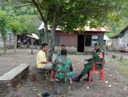Komsos Babinsa Dengan Warga Binaan Sebagai Silaturahmi Dan Pendekatan TNI Dengan Rakyat