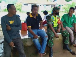 Koptu Yongki F Godlieb Melaksanakan Komsos Dengan Warga Binaannya