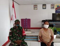 Eratkan Hubungan Baik, Babinsa Giat Komsos Bersama Warga Binaan