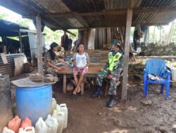 Babinsa Desa Tounwawan, Giat Rutinitas Komsos Bersama Warga Binaan