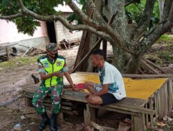 MONITORING WILAYA BINAAN, BABINSA KORAMIL-01/TIAKUR KOMSOS BERSAMA WARGA
