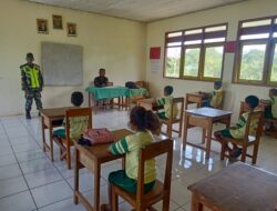 Membentuk Karakter Generasi Penerus Bangsa, Babinsa Mengajar Wasbang di Sekolah Dasar