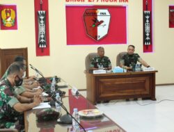 Tim Post Audit Inspektorat Kodam XVI/ Pattimura, Adakan Wasrik ke Masohi