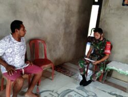 Rutin Lakukan Komsos, Babinsa Turun Ke Rumah Warga