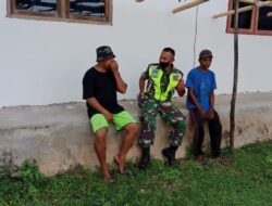 Selain Silaturahmi, Komsos Babinsa Juga Jadikan Ajang Sosialisasi Prokes di Wilaya