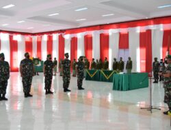 Danrem 151/Binaiya Pimpin Sertijab 2 Dandim dan Kasiter Kasrem 151/Binaiya