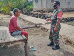 Jalin Silaturahmi Semakin Erat, Babinsa Koramil 05/Wonreli Giat Komsos Bersama Warga Binaan