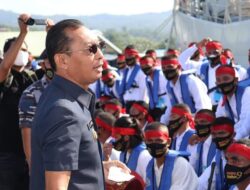 Wagub Maluku Resmi Melapas 135 CASIS Bintara PK Pria/Wanita Dan Tamtama PK TNI-AL
