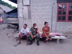 Babinsa Koramil 1511-06/Wetar, Giat Komsos Dengan Warga Binaan
