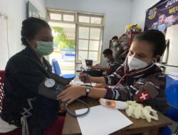 REDAM COVID-19, LANTAMAL IX AMBON GENCARKAN VAKSINASI WARGA