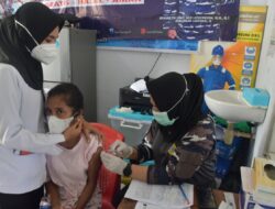 TIM VAKSINATOR LANTAMAL IX HADIR, DEMI MALUKU SEHAT DAN BEBAS VIRUS CORONA