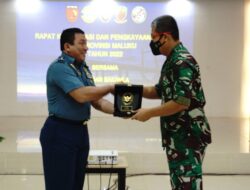 RAPAT KOORDINASI TIM SAHLI MENKO POLHUKAM DI LANTAMAL IX