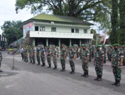 Pesan Brigjen TNI Maulana Ridwan Saat Berikan Jam Komandan Pertama Kepada Prajurit Korem 151/Binaiya