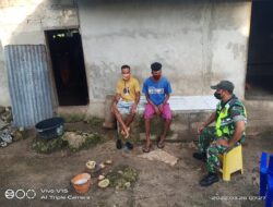 Cegah Kenakalan Remaja, Babinsa Giat Komsos dengan Pemuda
