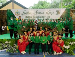 Peringati HUT ke- 76, Persit Pattimura Gelar Lomba Senam Kreasi
