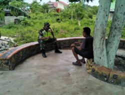 Giat Komsos, Sarana Kebersamaan Babinsa Dengan Warga Binaannya.