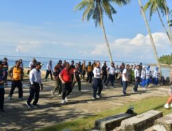 RAJUT KEBERSAMAAN, LANTAMAL IX GELAR OLAHRAGA BERSAMA DI BUKIT PARALAYANG AMBON