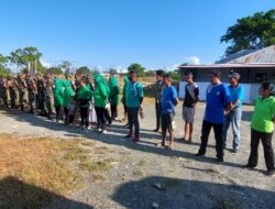 Sambut Bulan Suci Ramadhan 1443 H, Kodim 1511/Pulau Moa Giat Jumat Bersih