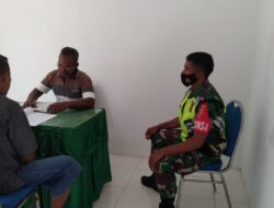 Perbaharui Data Wilayah Babinsa Lakukan Puldata Ter Bersama perangkat Desa