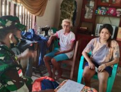 Babinsa-06/Wetar, Lakukan Komsos ke Rumah Warga dan Mengajak Warga Tetap Patuhi Prokes