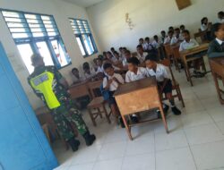 Babinsa Koramil 1511-02/P.Masela Berikan Materi Wasbang dan Bela Negara