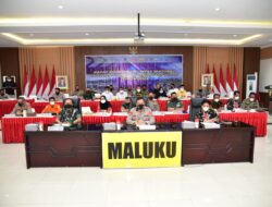 Danrem 151/Binaiya, ikuti Virtual Rapat Koordinasi Lintas Sektoral Dalam Rangka Kesiapan Menghadapi Idul Fitri Ta. 2022