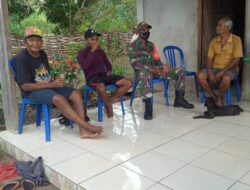 Bagun Keakraban, Babinsa 1511-04/Serwaru Giat Komsos Dengan Warga binaan